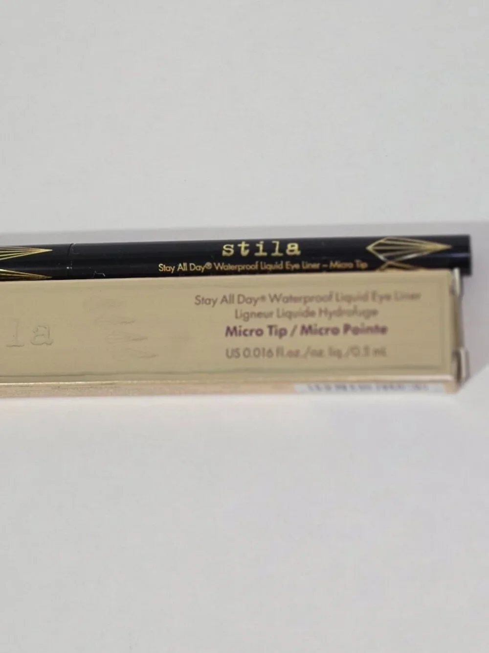 stila Stay All Day Waterproof Liquid Eye Liner Micro Tip -Intense Black -0.5 mL
